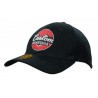 Full cap - mod. 4146:M/L, Czarny, Bawełna, Czarny